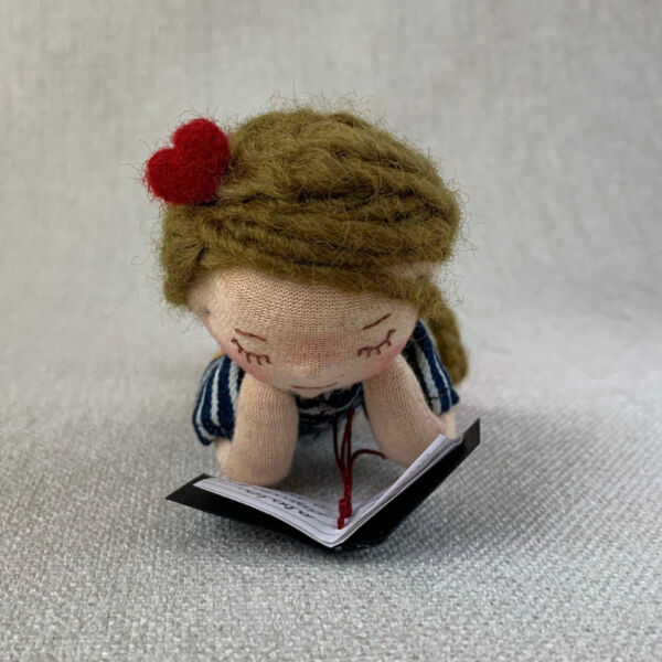 "Páginas que me tecem"   (15cm)