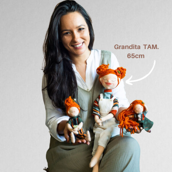 Conte sua história- Boneca Grandita ( grande 65 cm)- Entrega JUNHO 24 - Image 2