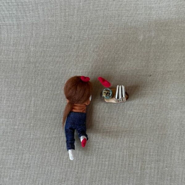 "Aquilo que sou "- Boneca pequetita (miniatura 15cm) - Image 4